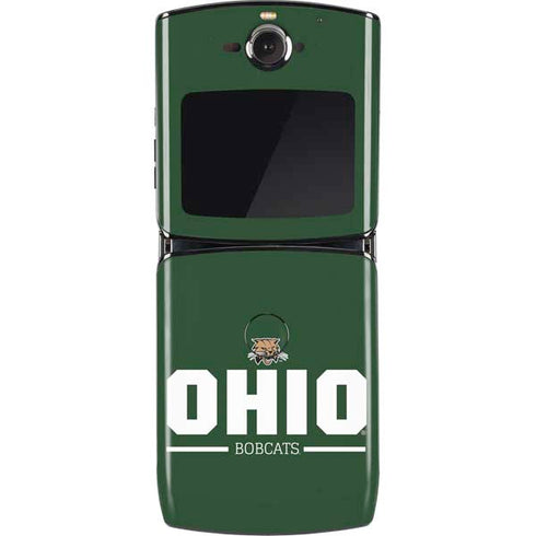 Ohio University Ohio Bobcats Logo Motorola RAZR Skin