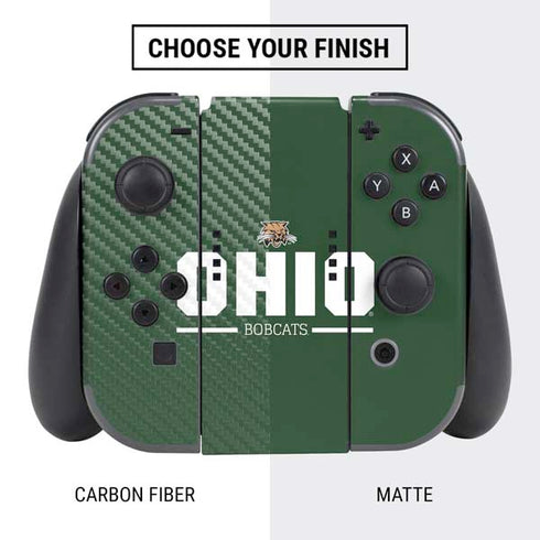 Ohio University Ohio Bobcats Logo Nintendo Switch Bundle Skin