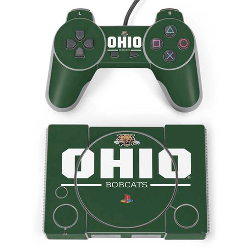 Ohio University Ohio Bobcats Logo PlayStation Classic Bundle Skin