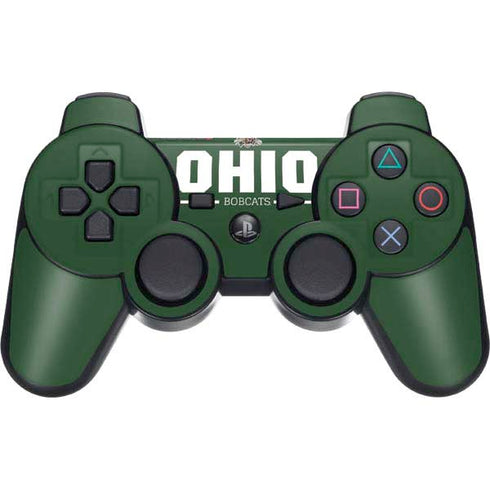 Ohio University Ohio Bobcats Logo PS3 Dual Shock wireless controller Skin