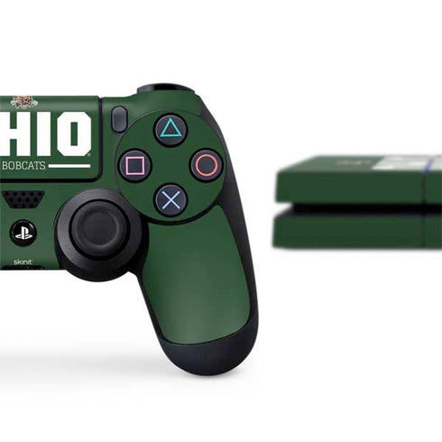 Ohio University Ohio Bobcats Logo PS4 Console and Controller Bundle Skin