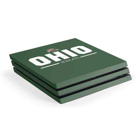Ohio University Ohio Bobcats Logo PS4 Pro Console Skin