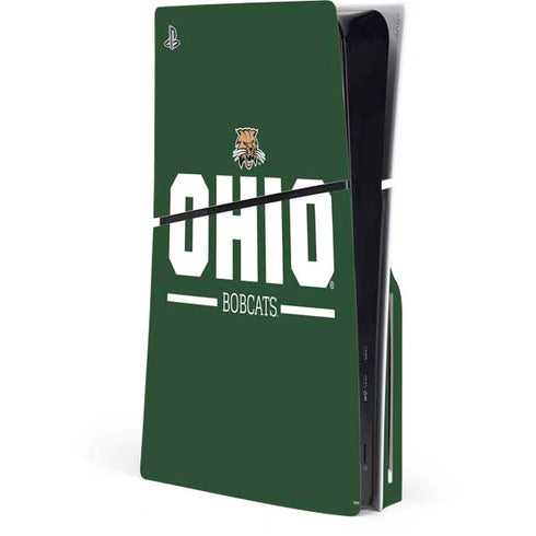 Ohio University Ohio Bobcats Logo PS5 Slim Disk Console Skin