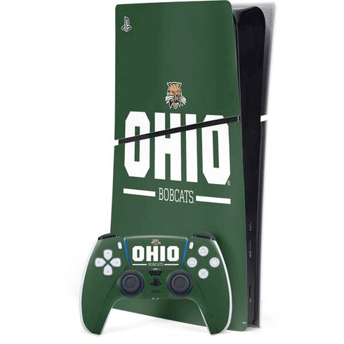 Ohio University Ohio Bobcats Logo PS5 Slim Digital Edition Console Skin