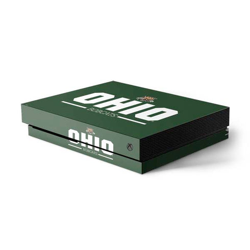 Ohio University Ohio Bobcats Logo Xbox One X Console Skin
