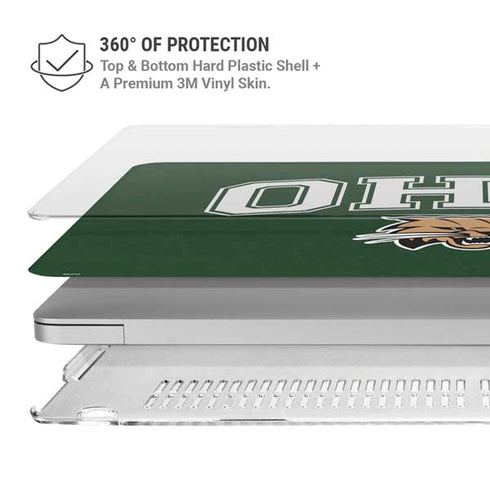 Ohio University Ohio Bobcats MacBook Air 13in M1 (2021) Case plus Skin