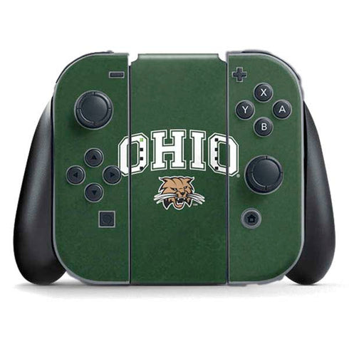 Ohio University Ohio Bobcats Nintendo Switch (2017-2021) Joy-Con Controller Skin