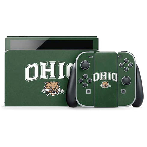 Ohio University Ohio Bobcats Nintendo Switch OLED (2021) Skin