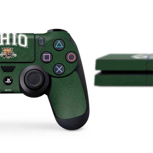 Ohio University Ohio Bobcats PS4 Console and Controller Bundle Skin