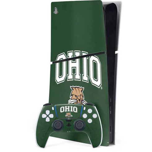 Ohio University Ohio Bobcats PS5 Slim Digital Edition Bundle Skin