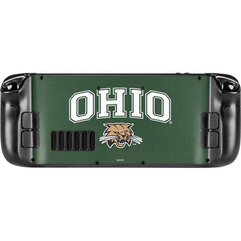 Ohio University Ohio Bobcats Steam Deck Handheld Gaming Computer Skin