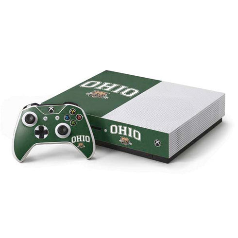 Ohio University Ohio Bobcats Xbox One S Console and Controller Bundle Skin