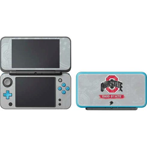 Ohio State University Distressed Logo Nintendo 2DS XL (2017) Skin