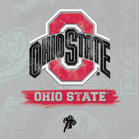 Ohio State University Distressed Logo Nintendo 2DS XL (2017) Skin