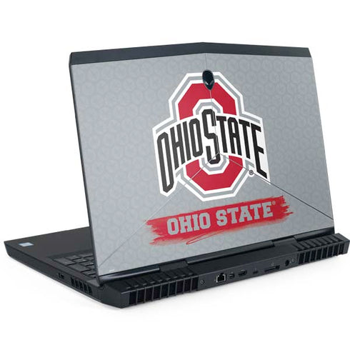 Ohio State University Distressed Logo Dell Alienware Skin