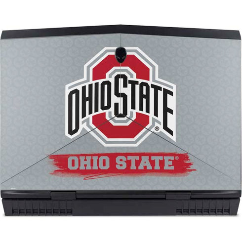 Ohio State University Distressed Logo Dell Alienware Skin
