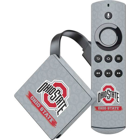 Ohio State University Distressed Logo Amazon Fire TV Skin