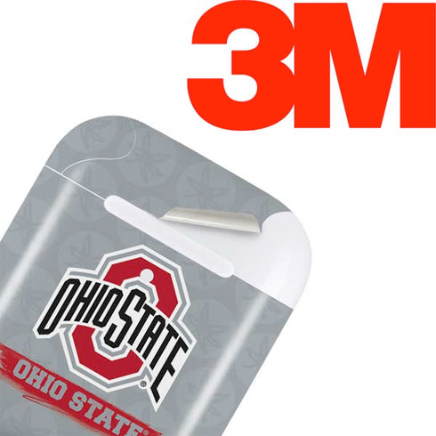 Ohio State University Distressed Logo Apple AirPods Skin
