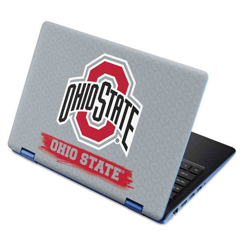 Ohio State University Distressed Logo Aspire R11 11.6in Skin