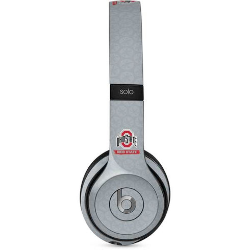 Ohio State University Distressed Logo Beats Solo 2 Wired Skin