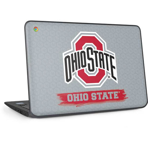Ohio State University Distressed Logo HP Chromebook Skin