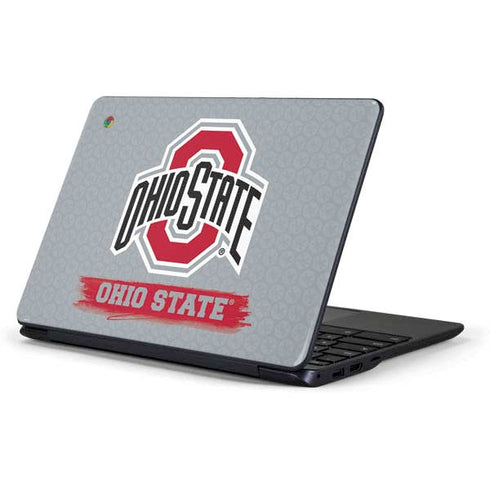 Ohio State University Distressed Logo Samsung Chromebook Skin