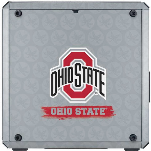Ohio State University Distressed Logo Cooler Master MasterBox Q300L Mini Tower Skin