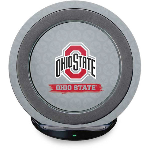 Ohio State University Distressed Logo Fast Charge Wireless Charging Stand Skin