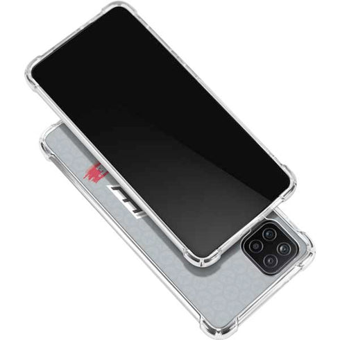 Ohio State University Distressed Logo Galaxy A12 Clear Case