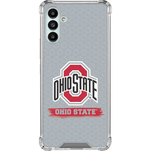 Ohio State University Distressed Logo Galaxy A13 5G Clear Case