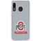 Ohio State University Distressed Logo Galaxy A20 Clear Case