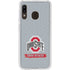 Ohio State University Distressed Logo Galaxy A20 Clear Case