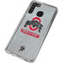 Ohio State University Distressed Logo Galaxy A21 Clear Case