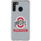 Ohio State University Distressed Logo Galaxy A21 Clear Case