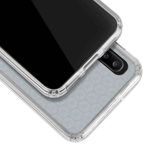 Ohio State University Distressed Logo Galaxy A30 Clear Case
