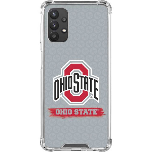 Ohio State University Distressed Logo Galaxy A32 5G Clear Case