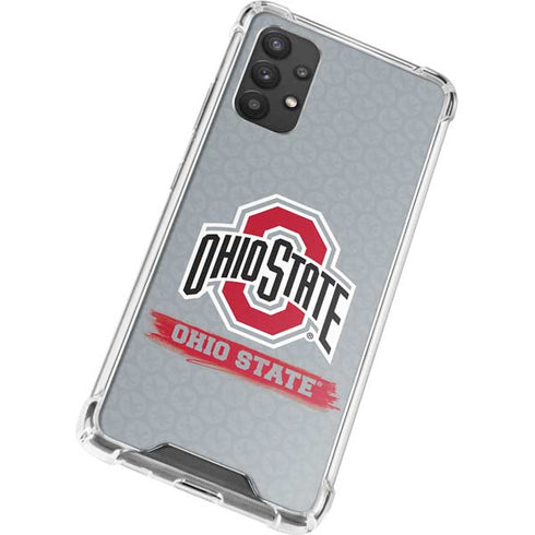 Ohio State University Distressed Logo Galaxy A32 5G Clear Case