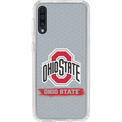 Ohio State University Distressed Logo Galaxy A50 Clear Case