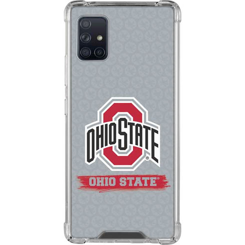 Ohio State University Distressed Logo Galaxy A51 5G Clear Case