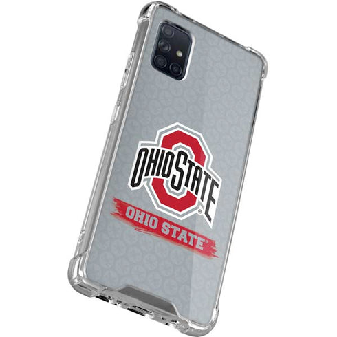 Ohio State University Distressed Logo Galaxy A51 5G Clear Case