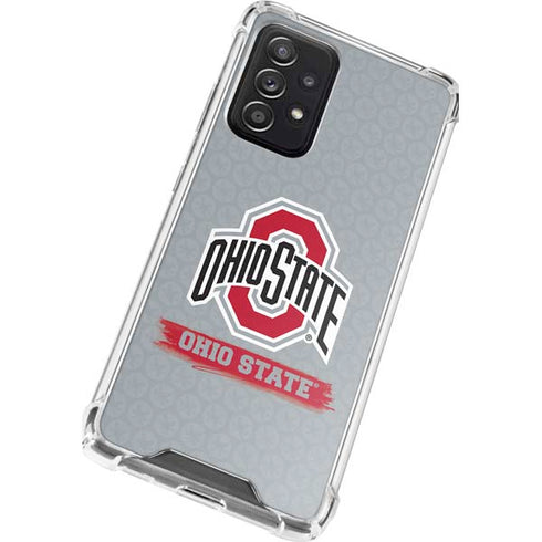 Ohio State University Distressed Logo Galaxy A52 5G Clear Case