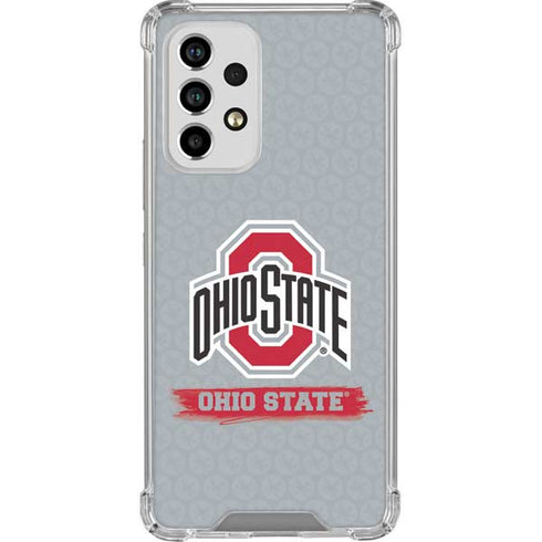 Ohio State University Distressed Logo Galaxy A53 5G Clear Case