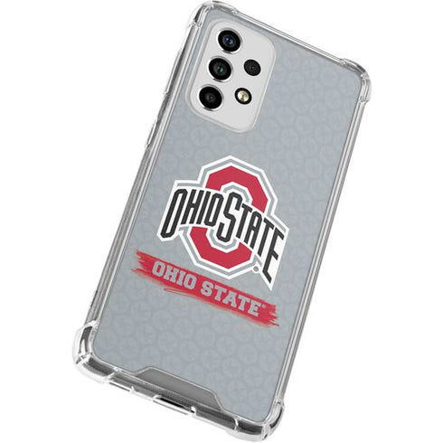Ohio State University Distressed Logo Galaxy A53 5G Clear Case