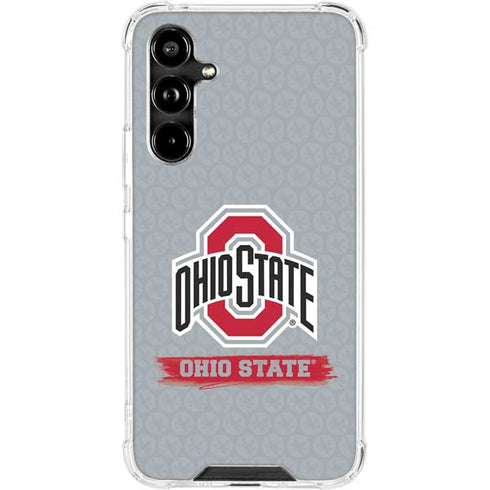 Ohio State University Distressed Logo Galaxy A54 5G Clear Case
