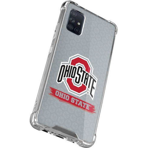 Ohio State University Distressed Logo Galaxy A71 5G Clear Case