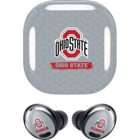 Ohio State University Distressed Logo Galaxy Buds Pro Skin