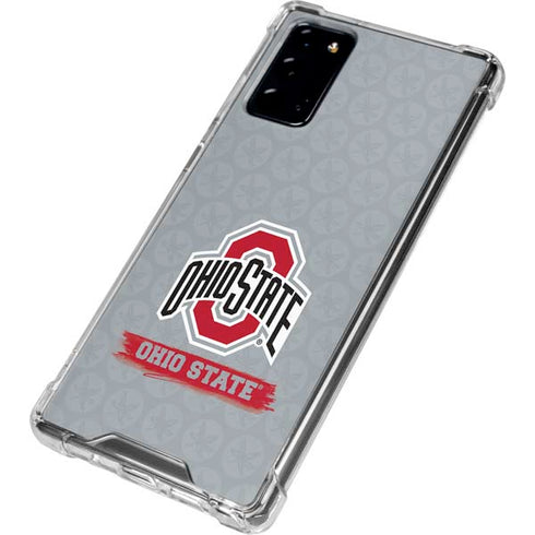 Ohio State University Distressed Logo Galaxy Note20 5G Clear Case