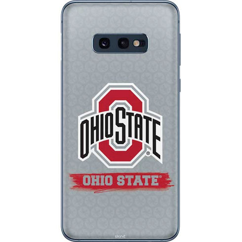 Ohio State University Distressed Logo Galaxy S10e Skin