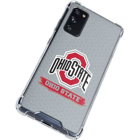 Ohio State University Distressed Logo Galaxy S20 FE Clear Case