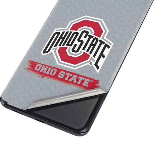 Ohio State University Distressed Logo Galaxy S21 Plus 5G Skin
